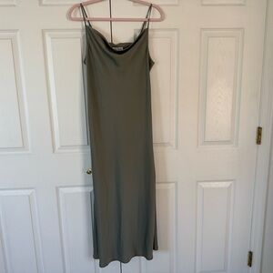 Prologue Green Cowl Neck Maxi Dress